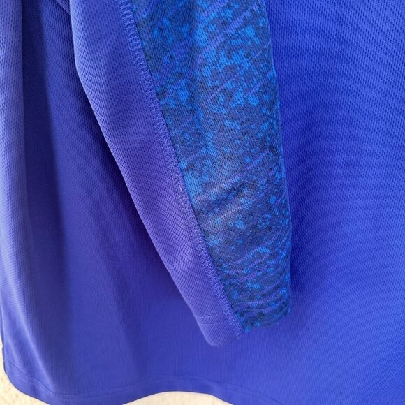 Men’s Majestic Therma Base NFL New York Giants Blue Football Pullover Size Large - Picture 5 of 12